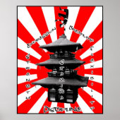 Pagode des Erfolgspenders Poster (Vorne)
