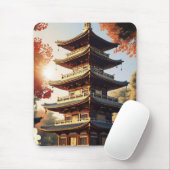 "Pagode des Friedens" Mousepad (Mit Mouse)