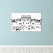 Pagode-Fahrzeuge Leinwanddruck (Insitu (Holzboden))