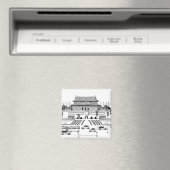 Pagode-Fahrzeuge Magnet (In Situ (Geschirrspüler))