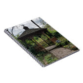 Pagode im Poole Forge Park Notebook Notizblock (Rechte Seite)