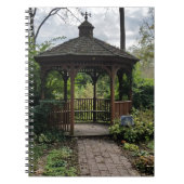 Pagode im Poole Forge Park Notebook Notizblock (Vorderseite)