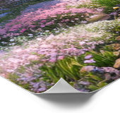 Pagode in Bloom Poster (Ecke)