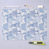 Pagodenwald im Blau Seidenpapier (Handwerk)