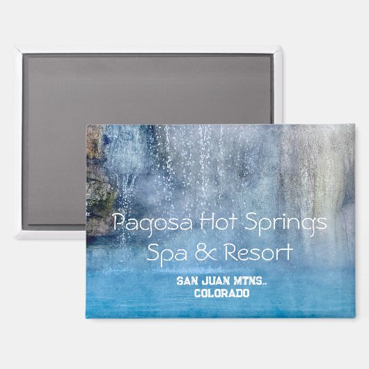 Pagosa Hot Springs Reisemagnet Magnet (Vorderseite/Rückseite)