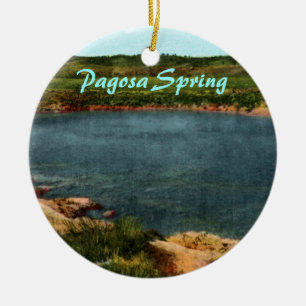 Pagosa Spring Keramikornament