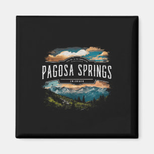 Pagosa Springs Berge Colorado Wandern im Freien Magnet