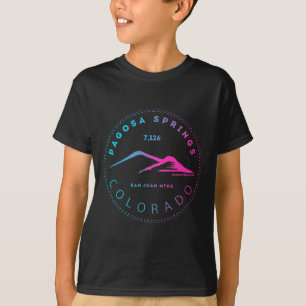Pagosa Springs Colorado Bergstadt - Erhöhtes R T-Shirt