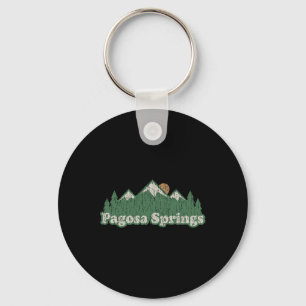 Pagosa Springs Colorado Co T-Shirt Vintage Wandern Schlüsselanhänger