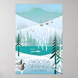 Pagosa Springs Sommerdruck Poster