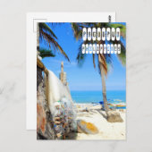 Pagudpud Beach von Ilocos Postkarte (Vorne/Hinten)