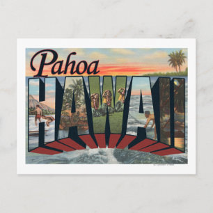 Pahoa, HawaiiGroßbuchstaben SzenenPahoa, HI Postkarte