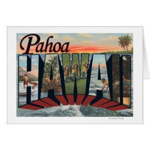 Pahoa, HawaiiLarge Buchstabe ScenesPahoa, HI