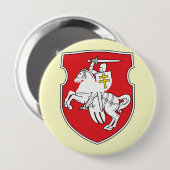 Pahonia, Weißrussland Button (Vorne & Hinten)