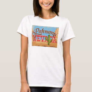 Pahrump Nevada Cartoon Desert Vintage Travel T-Shirt