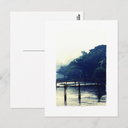 Pai River Postkarte (Vorne/Hinten)