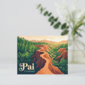 Pai Thailand Postkarte (Stehend Vorderseite)