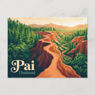 Pai Thailand Postkarte
