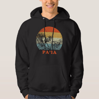 Paia, Maui Vintage Retro Surfing Vacation 2001 Hoodie