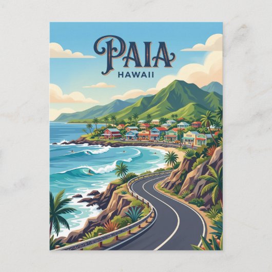 Paia USA Postkarte (Vorderseite)