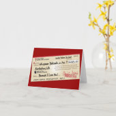 Paid in Full Saved by Jesus Check Karte (Gelbe Blume)