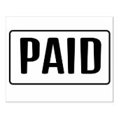 PAIDS GUMMISTEMPEL (Prägung)