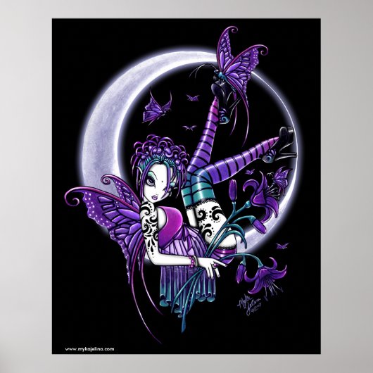 Paige Butterfly Moon Rainbow Fairy Poster (Vorne)