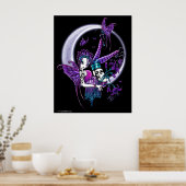 Paige Butterfly Moon Rainbow Fairy Poster (Küche)