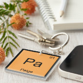 Paige Name Chemistry Element Periodische Tabelle Schlüsselanhänger (Vorderseite rechts)