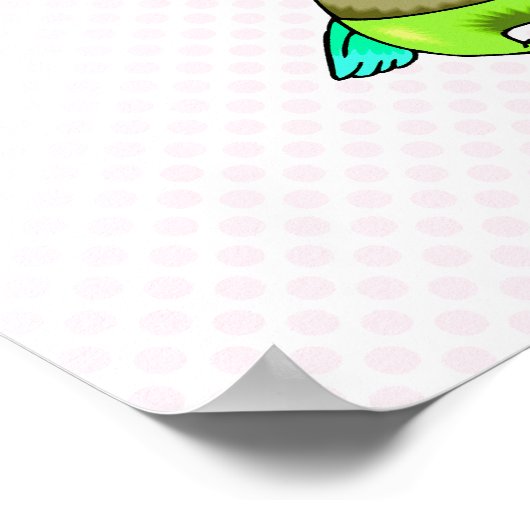 Paige Peacock Poster (Ecke)