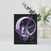 Paige Tattoo Moon Blume Fairy Postcard Postkarte (Stehend Vorderseite)