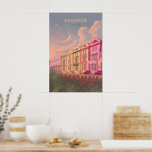 Paignton Devon Reiseplakat Poster (Küche)