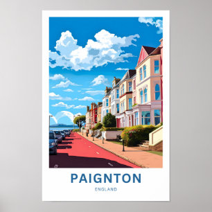 Paignton England Travel Print Poster