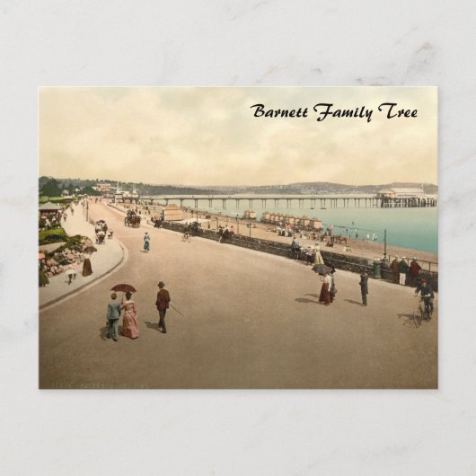 Paignton Pier, Devon, England Postkarte (Vorderseite)