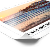 Paignton Pier, Englische Riviera, Devon Fotodruck (Ecke)