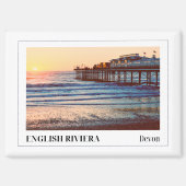 Paignton Pier, Englische Riviera, Devon Magnet (Vorderseite)