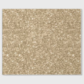 Pail Gold Glitzer Textur Geschenkpapier (Flach)