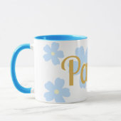 Paillame Tasse Cup Blume Retro Blumenstrauß Indivi (Links)