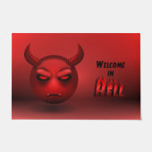 Paillasson Devilmoji Fußmatte (Vorderseite)