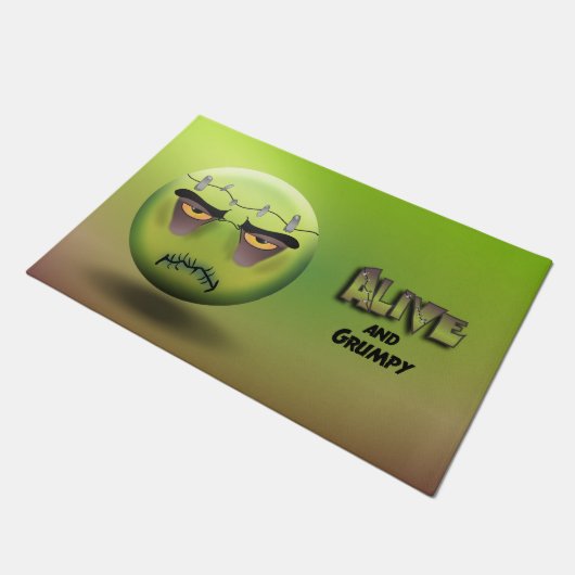 Paillasson Frankenmoji Fußmatte (Schrägansicht)