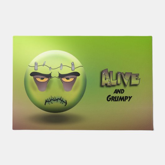 Paillasson Frankenmoji Fußmatte (Vorderseite)