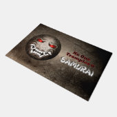 Paillasson Samuraimoji Vintage Fußmatte (Schrägansicht)