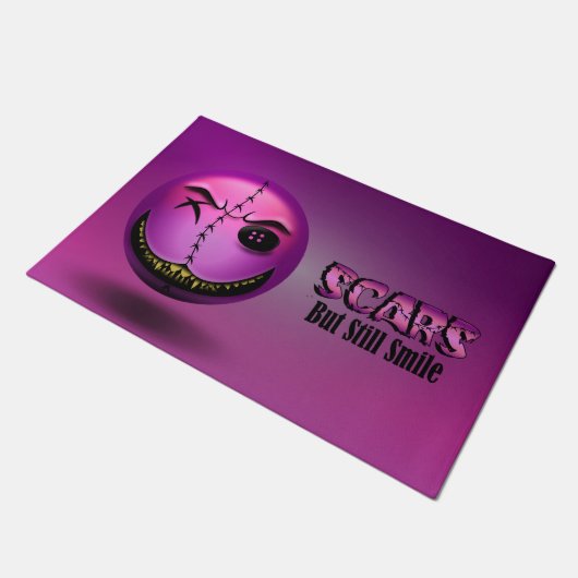 Paillasson Scarmoji Fußmatte (Schrägansicht)