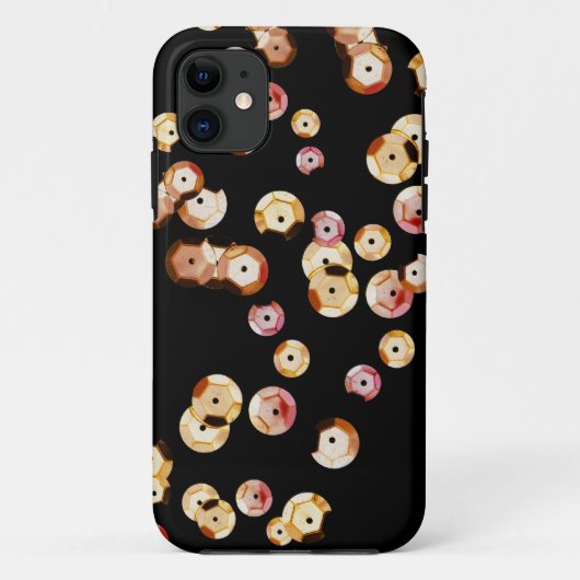 Paillette iPhone Fall Case-Mate iPhone Hülle (Rückseite)