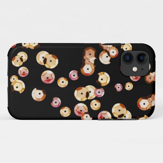 Paillette iPhone Fall Case-Mate iPhone Hülle (Rückseite (Horizontal))