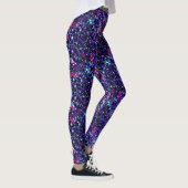 Paillette-Juwel-Druck Leggings (Rechts)
