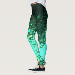 Paillette-Skalen Leggings
