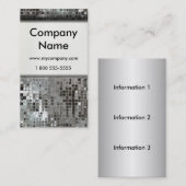 Paillette-Visitenkarten Visitenkarte (Vorne/Hinten)