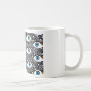 Pailletten Augen Kaffeetasse