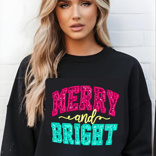 Pailletten-Letter-Patchwork-T-Shirt für Damen Hoodie